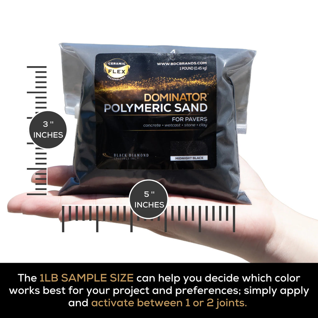 DOMINATOR Polymeric Sand with Revolutionary Solid Flex
