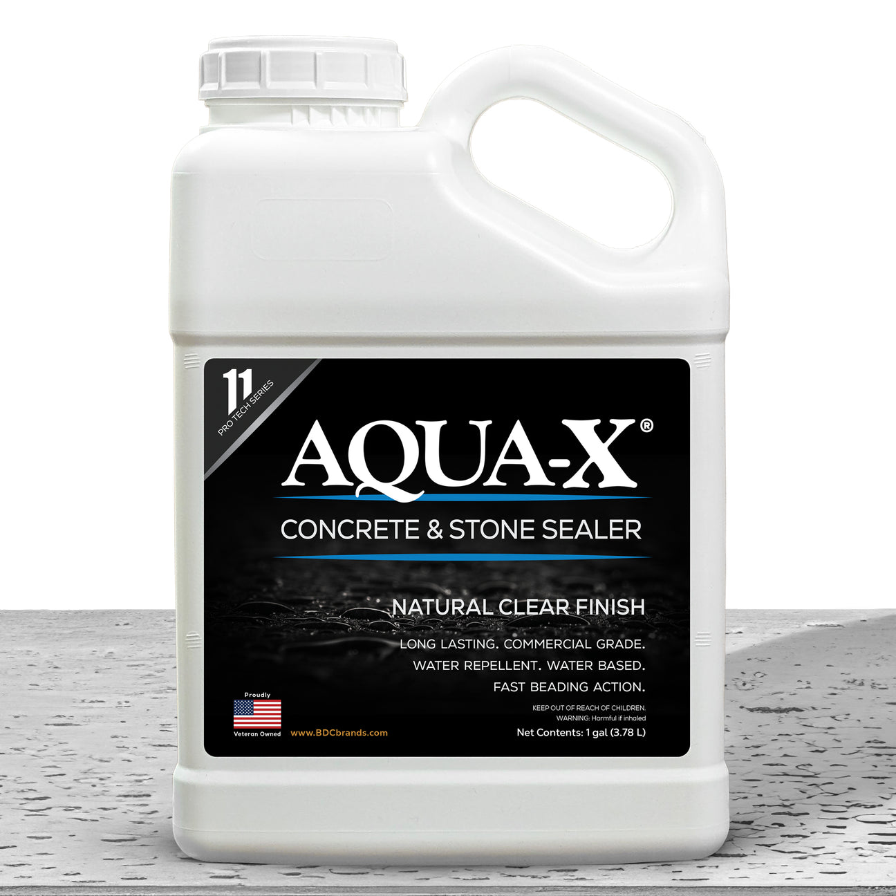 AQUA-X 11 - Natural Appearance, Penetrating Concrete Sealer and Stone Sealer