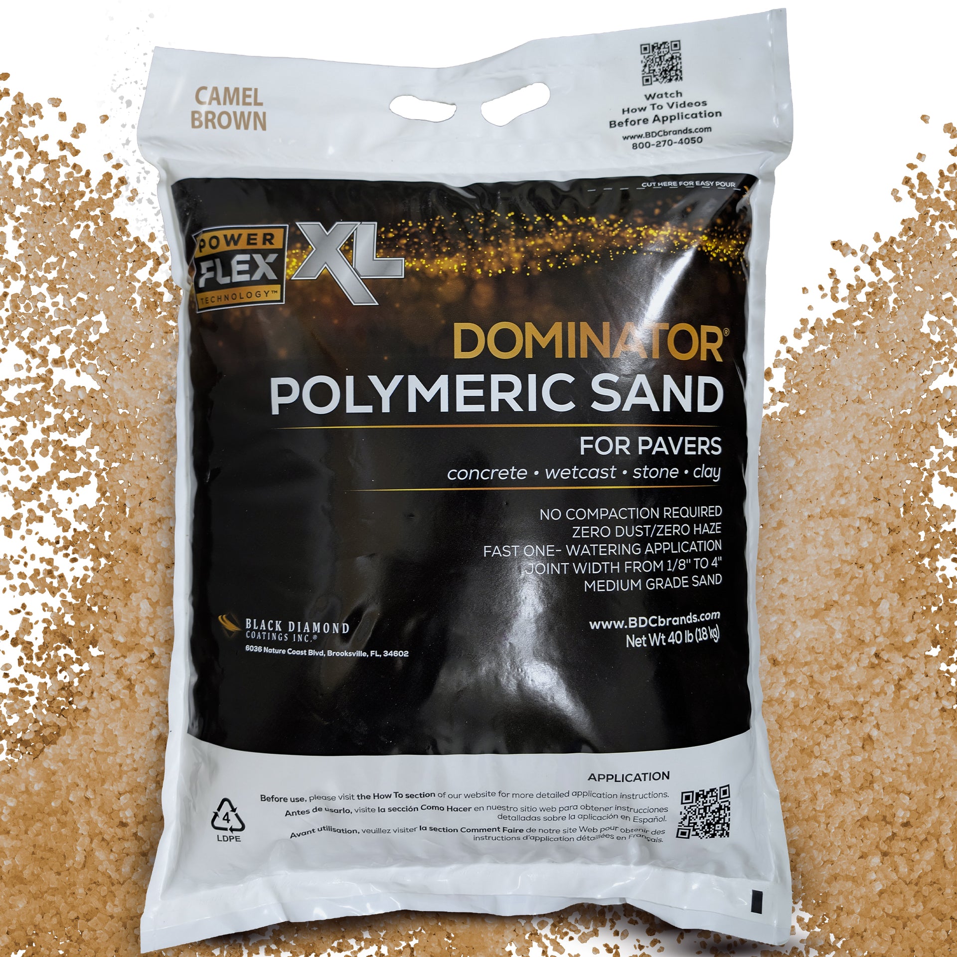 DOMINATOR XL Polymeric Sand with Power Flex Technology