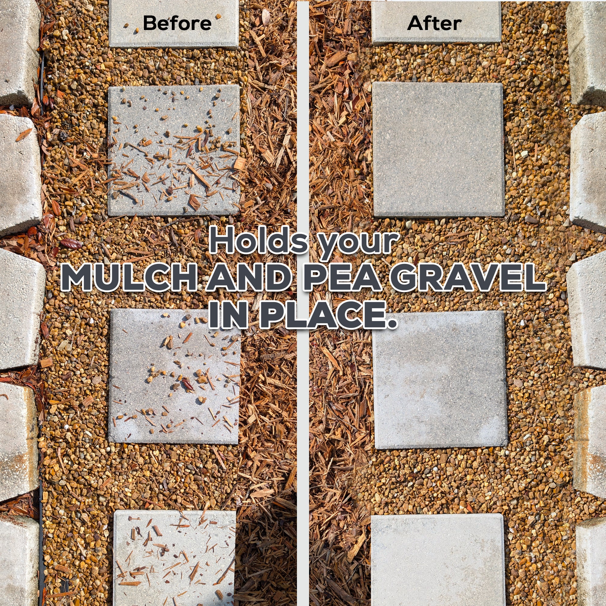 DOMINATOR Mulch Anchor XL - Best Mulch Glue for Your Landscape