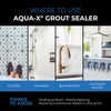 AQUA-X Grout Sealer -  Clear, Penetrating Grout Sealer