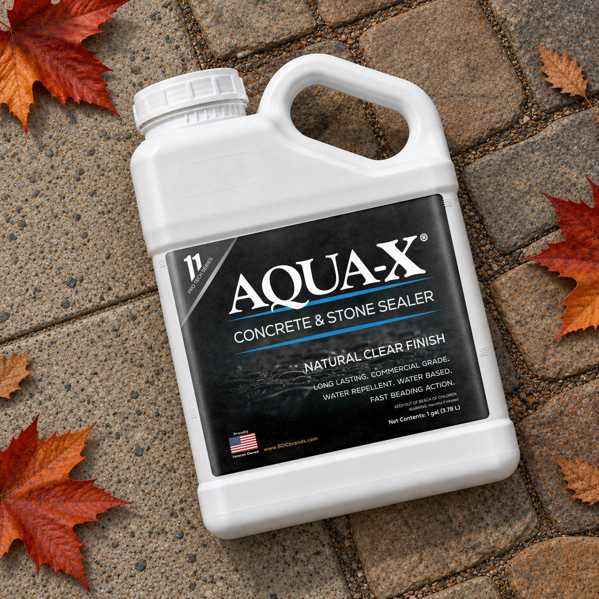 AQUA-X 11 - Natural Appearance, Penetrating Concrete Sealer and Stone Sealer