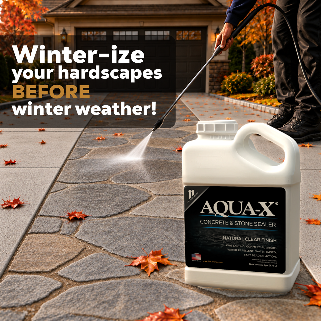 AQUA-X 11 - Natural Appearance, Penetrating Concrete Sealer and Stone Sealer