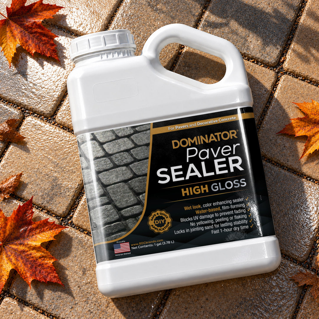 DOMINATOR High Gloss Paver Sealer - Fall Ready