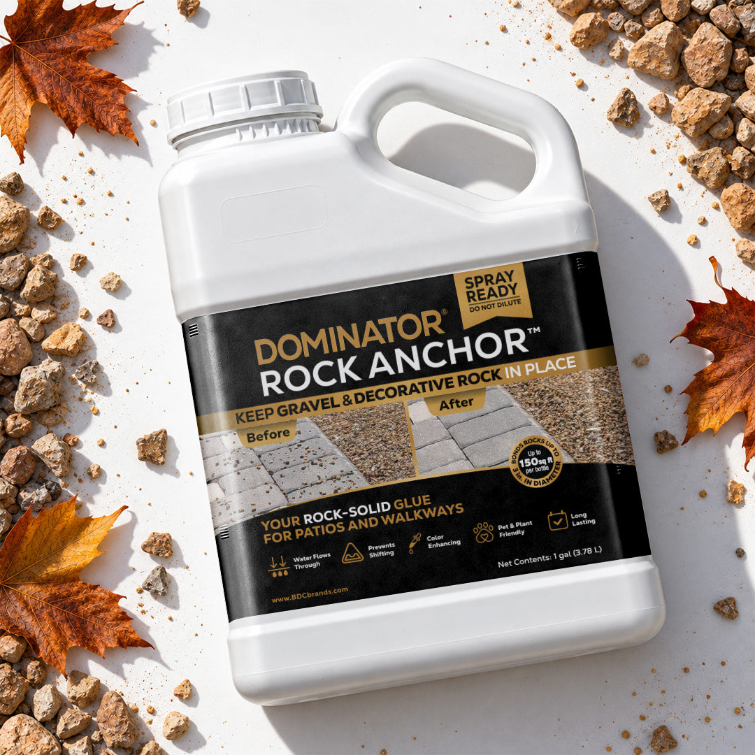DOMINATOR® Rock Anchor - Rock & Pea Gravel Glue For Landscaping