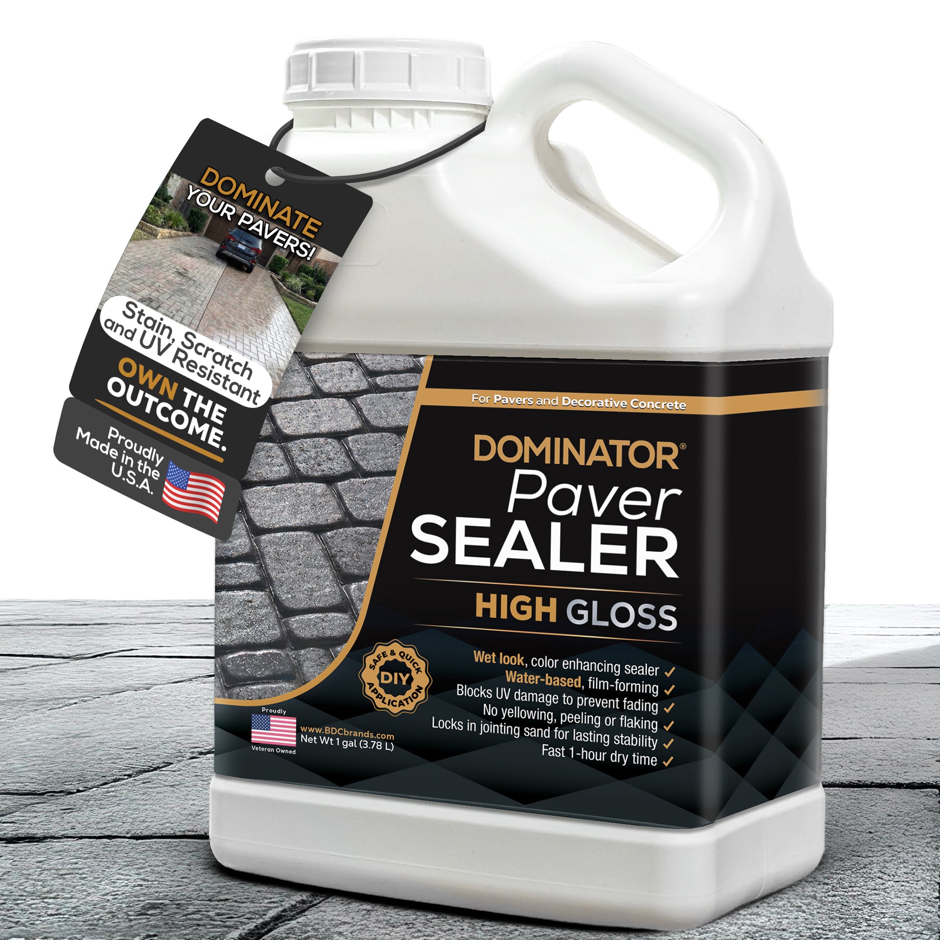 DOMINATOR® High Gloss Paver Sealer