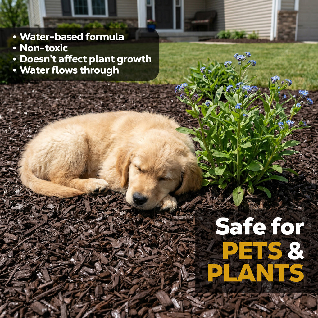 DOMINATOR XL Mulch Anchor - Best Mulch Glue for Your Landscape