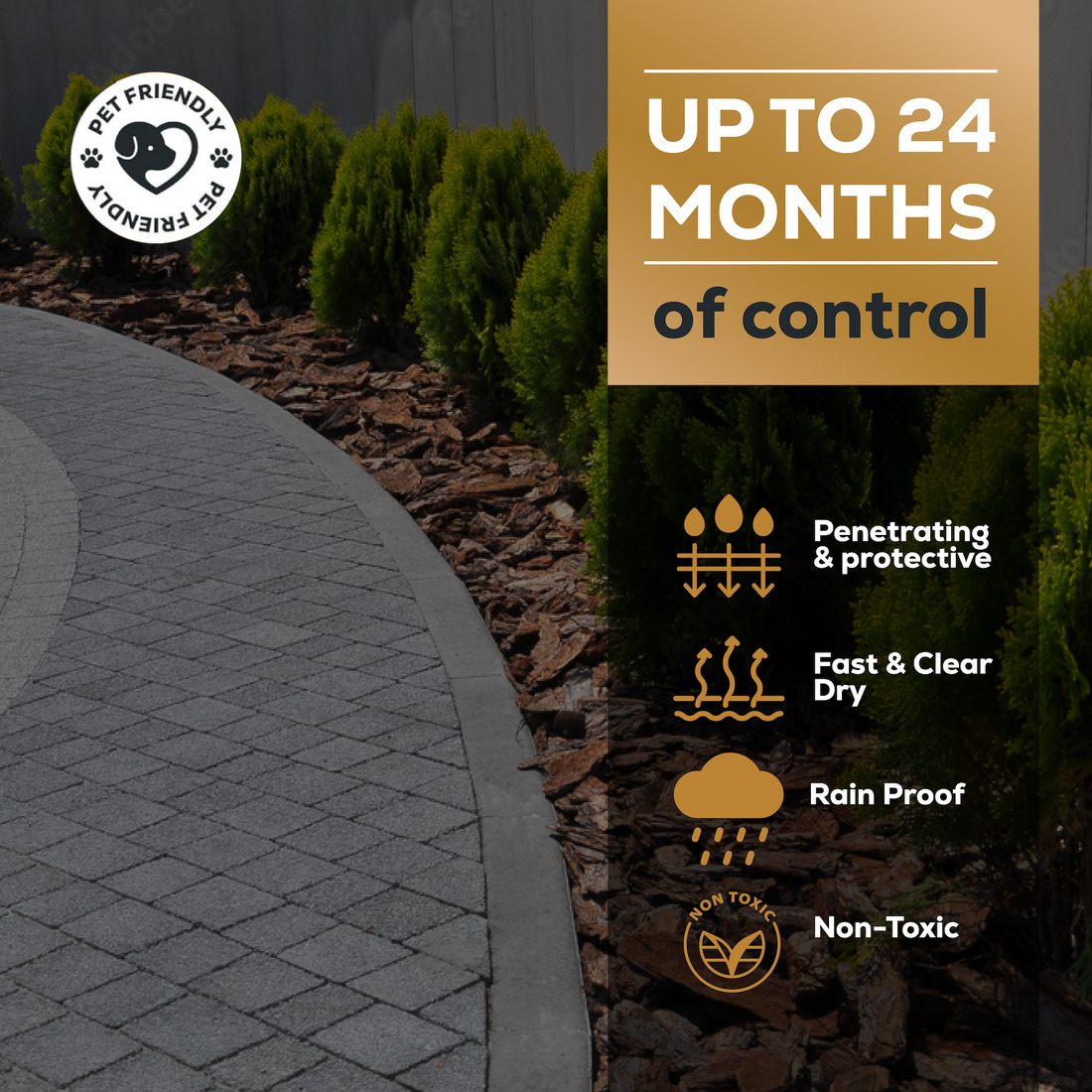 DOMINATOR XL Mulch Anchor Best Mulch Glue for Your Landscape