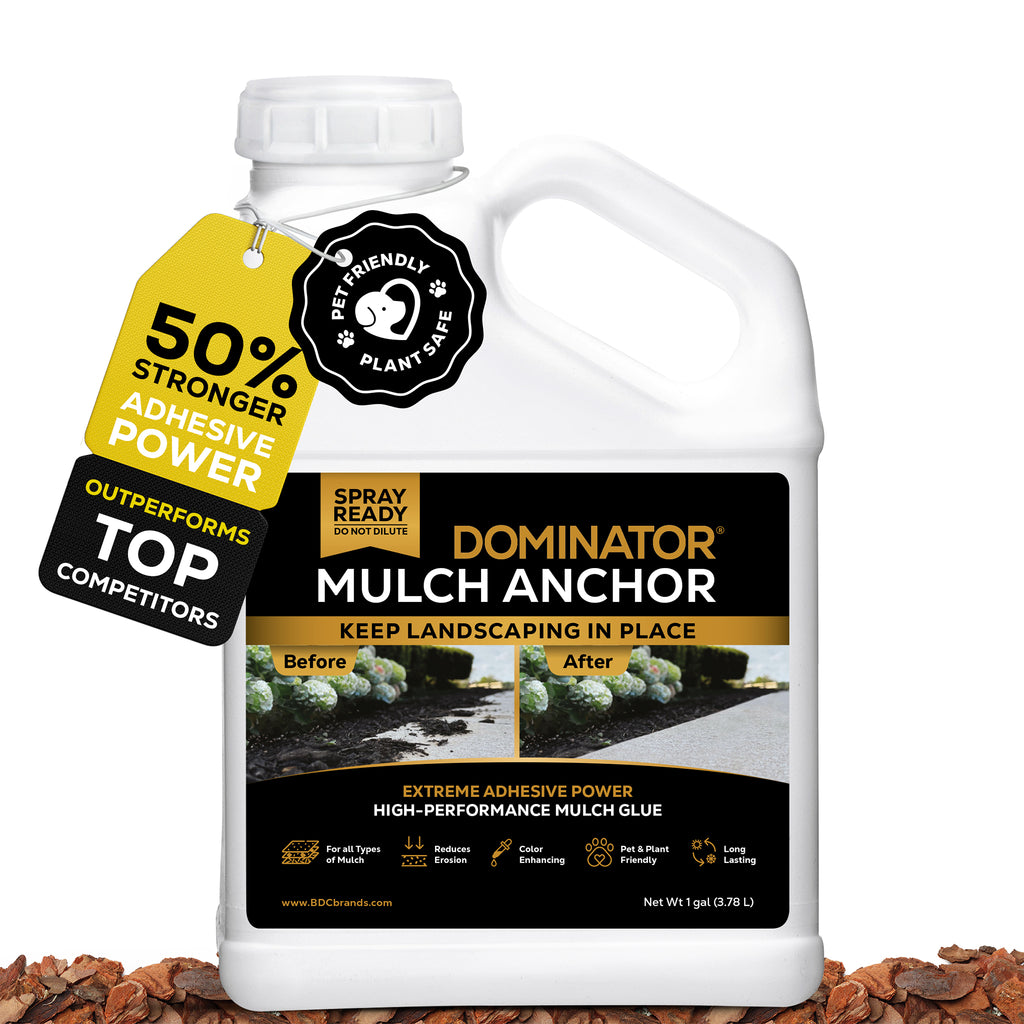 DOMINATOR Mulch Anchor - Locks Mulch, Reduces Erosion