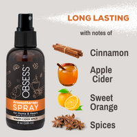 OBSESS Aromatherapy Room Spray - Warm Cider Spice