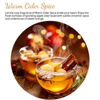 Warm Cider Spice Aromatherapy Room Spray, Scent Profile