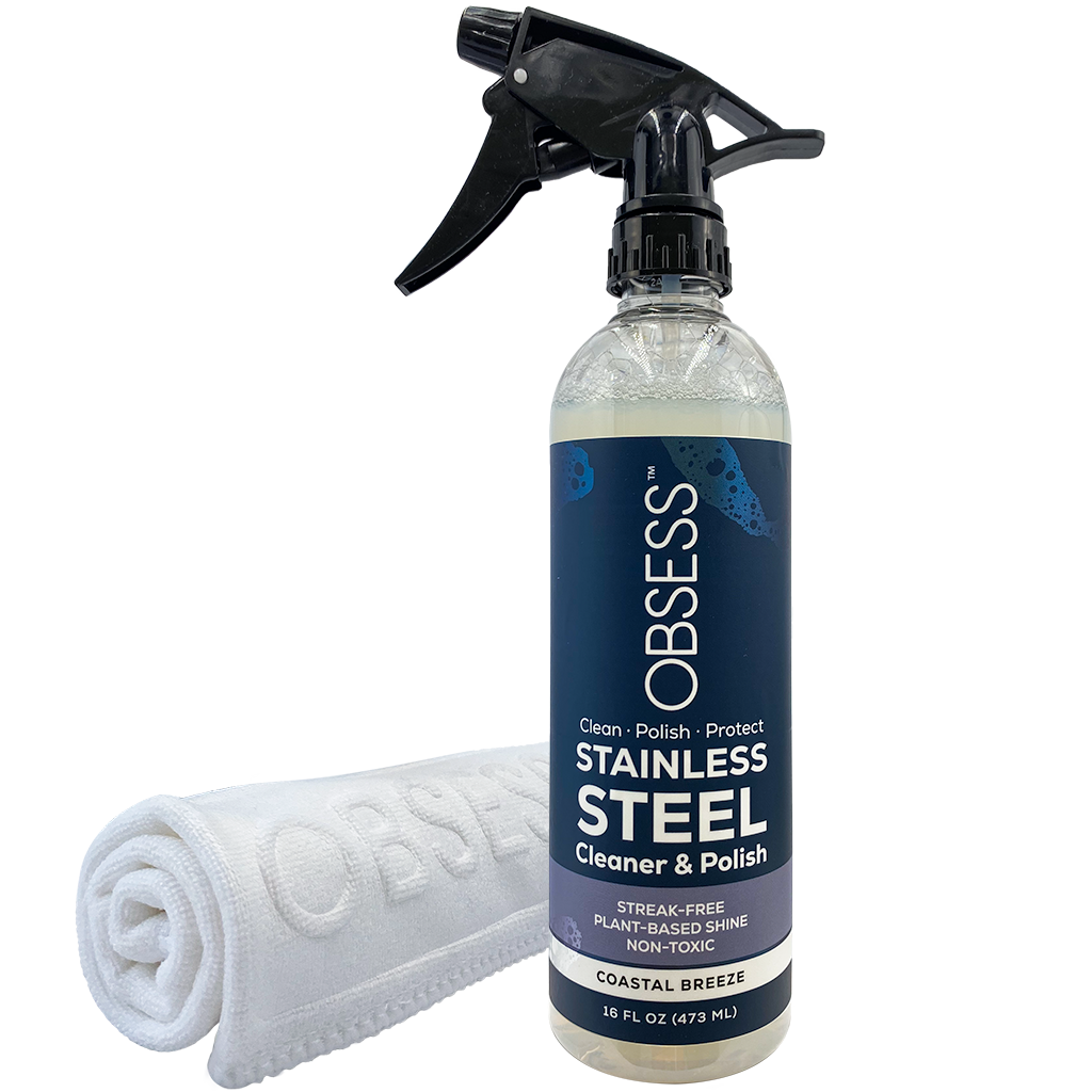 OBSESS Stainless Steel Cleaner &amp; Polish - 16oz