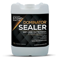 DOMINATOR STONE+ MATTE - Wet Look No Gloss Finish Stone Sealer and Clay Brick Sealer